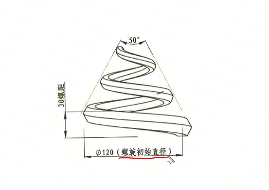 SolidWorks圓錐螺旋彈簧畫法 SolidWorks圓錐螺旋彈簧畫法